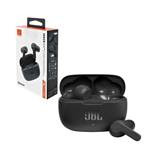 Auriculares Intra-Auriculares True Wireless JBL Wave 200 Preto